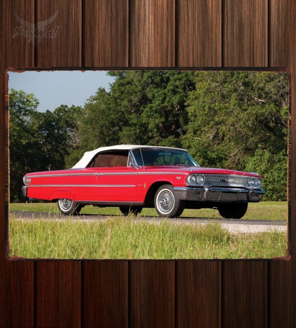 Металлическая табличка Ford Galaxie 500 XL Металлическая табличка Ford Galaxie 500 XL